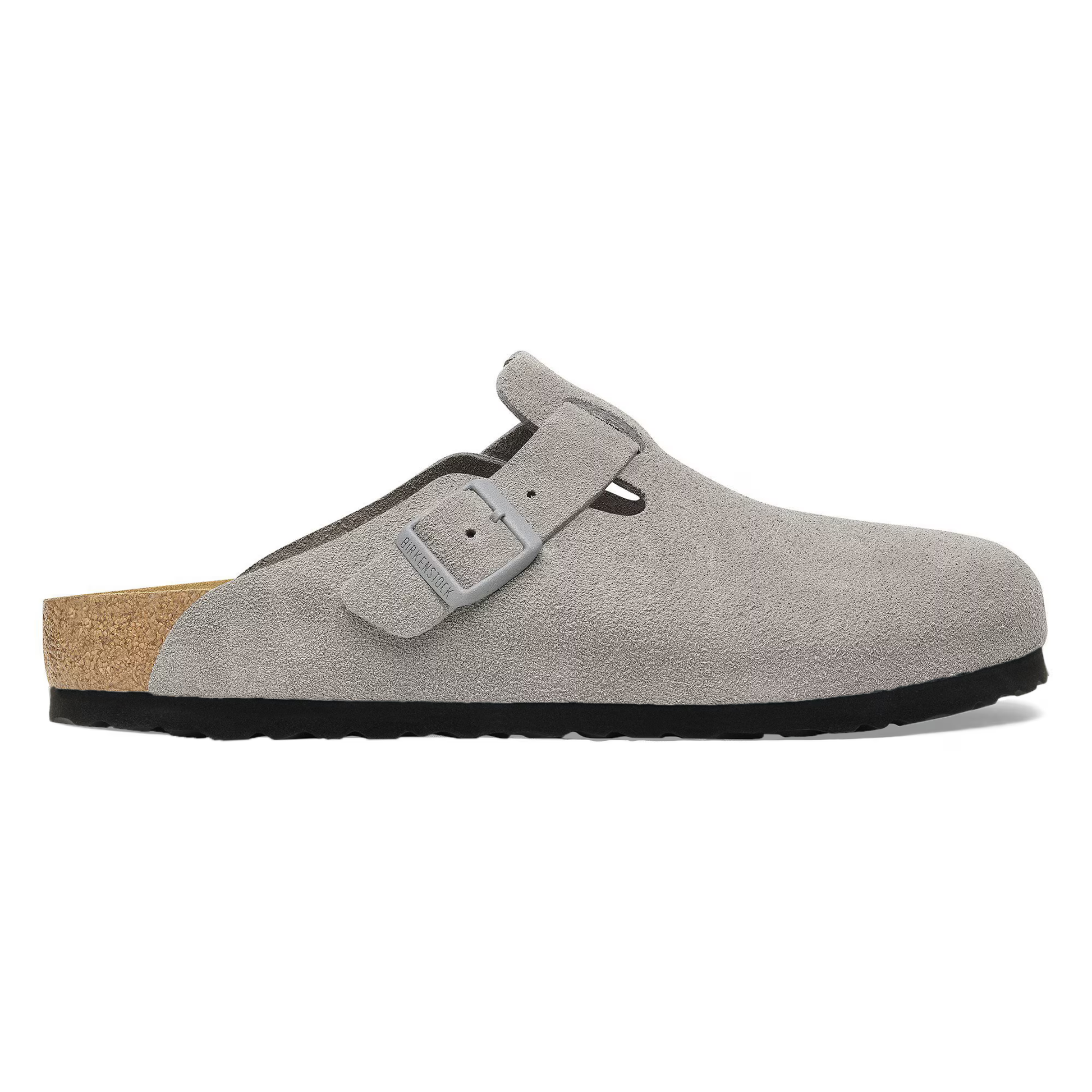 Birkenstock Boston clog grå – bag- og hælperspektiv