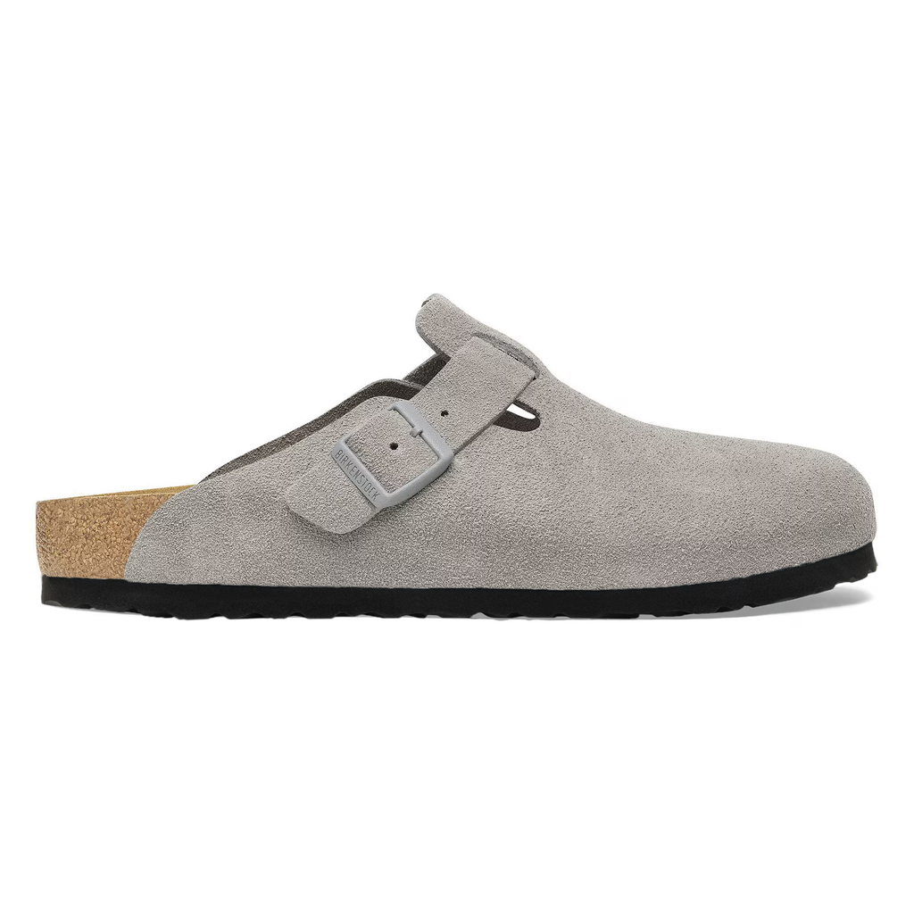 Birkenstock Boston clog grå – bag- og hælperspektiv 