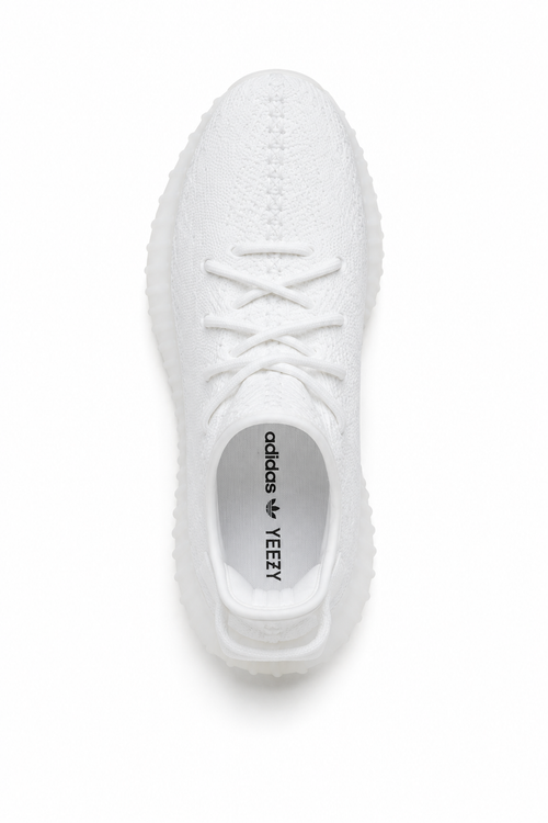 Adidas Yeezy Boost 350 V2 Triple White top view