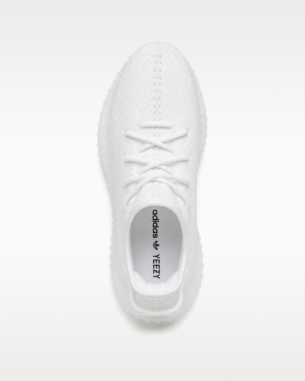 Adidas Yeezy Boost 350 V2 Triple White top view