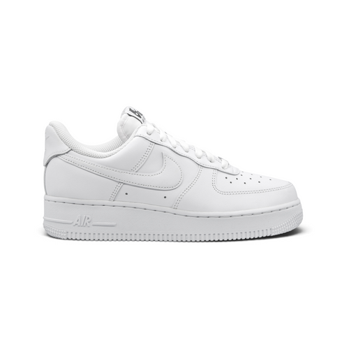 Nike Air Force 1 07 FlyEase Triple White dame DX5883-100 sideprofil